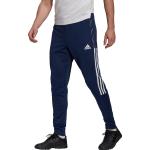 Pánské Sportovní kalhoty adidas v modré barvě ve velikosti XS ve slevě 