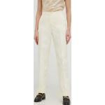 Dámské Designer Legíny Calvin Klein v béžové barvě z bavlny ve velikosti 10 XL s vysokým pasem 