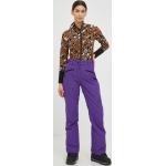 Dámské Lyžařské kalhoty Nepromokavé ve fialové barvě z polyesteru ve velikosti M 