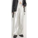 Dámské Legíny HUGO ve stříbrné barvě z polyesteru ve velikosti 10 XL s vysokým pasem 