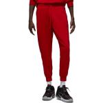 Pánské Tepláky Jordan v červené barvě z fleecu ve velikosti XXL plus size 