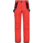 Pánské Lyžařské kalhoty Northfinder v červené barvě regular z polyesteru ve velikosti XXL plus size 