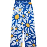 Dětské kalhoty Dívčí v modré barvě s květinovým vzorem Designer od značky MARNI z obchodu Vermont.cz s poštovným zdarma 