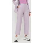 Dámské Legíny MAX MARA Leisure ve fialové barvě z bavlny ve velikosti S s vysokým pasem ve slevě 