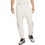Pánská  Jarní a podzimní móda Nike v bílé barvě z fleecu ve slevě 