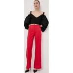 Dámské Legíny PINKO v červené barvě z polyesteru ve velikosti 10 XL s vysokým pasem 
