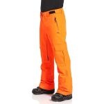 Pánské Lyžařské kalhoty Rehall Nepromokavé v neonově oranžové barvě z polyesteru ve velikosti L 