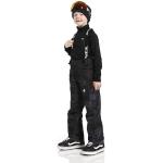 Dětské lyžařské kalhoty Chlapecké v černé barvě v army stylu s pruhovaným vzorem z polyesteru ve velikosti 8 let od značky Rehall z obchodu Tornadoshop.cz s poštovným zdarma 
