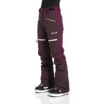 Dámské Lyžařské kalhoty Rehall Nepromokavé ve švestkové barvě z polyesteru ve velikosti S 