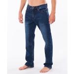 Pánské Straight Fit džíny Rip Curl v tmavě modré barvě ve velikosti 8 XL 