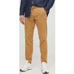 Pánská BIO  Jarní a podzimní móda Tommy Hilfiger v hnědé barvě z bavlny šířka 33 délka 34 s vysokým pasem 