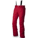 Pánské Outdoorové kalhoty TRIMM v tmavě červené barvě z džínoviny ve velikosti XS 