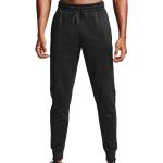 Pánské Fitness kalhoty Under Armour v černé barvě z fleecu ve velikosti XXL ve slevě plus size 