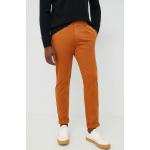 Pánská  Jarní a podzimní móda United Colors of Benetton v oranžové barvě z bavlny ve velikosti M 