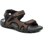 Pánské BIO Outdoor sandály Kamik v hnědé barvě z látky ve velikosti 41 veganské na léto 