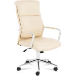 Kancelářské židle ve světle hnědé barvě 