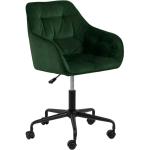 Kancelářské židle v zelené barvě v moderním stylu s nastavitelnou výškou lakované 