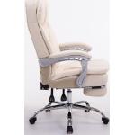 Kancelářská židle slonová kost krémová