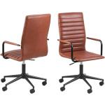 Kancelářské židle Actona Company v hnědé barvě ve slevě 