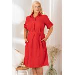 Dámské Denní šaty v červené barvě ve velikosti XXL ve slevě 