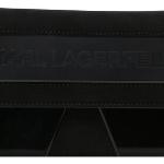 Dámské Luxusní kabelky Karl Lagerfeld v černé barvě z kůže 