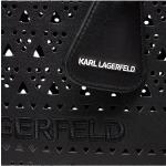 Dámské Luxusní kabelky Karl Lagerfeld v černé barvě z kůže ve slevě 