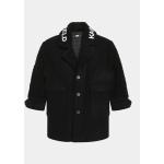 Dětské kabáty Karl Lagerfeld v černé barvě ze syntetiky ve slevě 