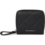 Dámské Luxusní peněženky Karl Lagerfeld v černé barvě z koženky veganské ve slevě 