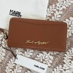 Dámské Luxusní peněženky Karl Lagerfeld ve zlaté barvě z kůže 