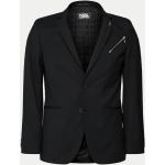 Pánská  Jarní a podzimní móda Karl Lagerfeld v černé barvě v kancelářském stylu ve velikosti XL ve slevě 