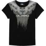 Dětská trička s krátkým rukávem Karl Lagerfeld v černé barvě ve velikosti 12 