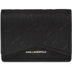 Dámské Luxusní peněženky Karl Lagerfeld v černé barvě z koženky veganské ve slevě 