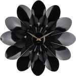 Nástěnné hodiny Karlsson v černé barvě z plastu ve slevě 