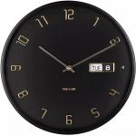 Nástěnné hodiny Karlsson v šedé barvě v retro stylu ve slevě 