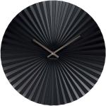 Nástěnné hodiny Karlsson v černé barvě ve slevě 