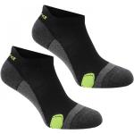 Karrimor 2 Pack Running Socks Mens Black/Fluo Mens 12+