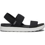 Dámské Páskové sandály Keen v černé barvě z gumy ve slevě na léto 