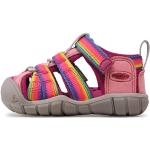 Dívčí Outdoor sandály Keen v růžové barvě z látky ve velikosti 19 na léto 