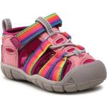 Dívčí Outdoor sandály Keen v růžové barvě z látky ve velikosti 22 na léto 