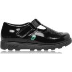 Kickers Fragma T-Bar Shoes Junior Girls Black C5 (22)