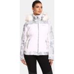 Dámské Zimní bundy s kapucí Kilpi Lena Prodyšné z polyesteru ve velikosti XL se sněžným pásem ve slevě 