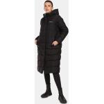 Dámské Zimní bundy s kapucí Kilpi Prodyšné v černé barvě z polyesteru ve velikosti Oversize ve slevě 