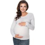 Dámské Těhotenské svetry v béžové barvě z akrylu ve velikosti Onesize s dlouhým rukávem ve slevě 