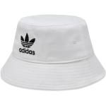 Pánské Bucket klobouky adidas Trefoil v bílé barvě ve velikosti Onesize ve slevě 