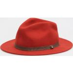 Pánské Fedora klobouky Brixton v červené barvě ve velikosti M ve slevě 