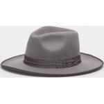 Pánské Fedora klobouky Brixton v šedé barvě ve velikosti M ve slevě 