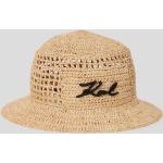 Dámské Bucket klobouky Karl Lagerfeld v hnědé barvě na léto 