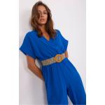 Dámské Letní overaly FashionHunters v modré barvě v ležérním stylu ve velikosti Onesize ve slevě 