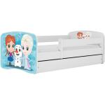 Kocot kids Dětská postel Babydreams Ledové království bílá, varianta 80x160, bez šuplíků, s matrací