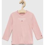 Dětská trička s potiskem Kojenecké v růžové barvě z bavlny ve velikosti 68 ve slevě od značky Tommy Hilfiger z obchodu Answear.cz 
